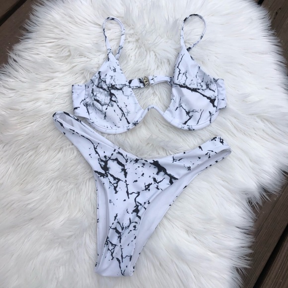 Zaful Other - Marble Bikini